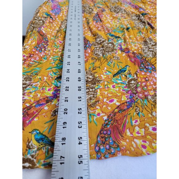 Raaga Womens Embroidered Maxi Dress Small Multicolor Bohemian Adjustable Straps - Picture 9 of 10